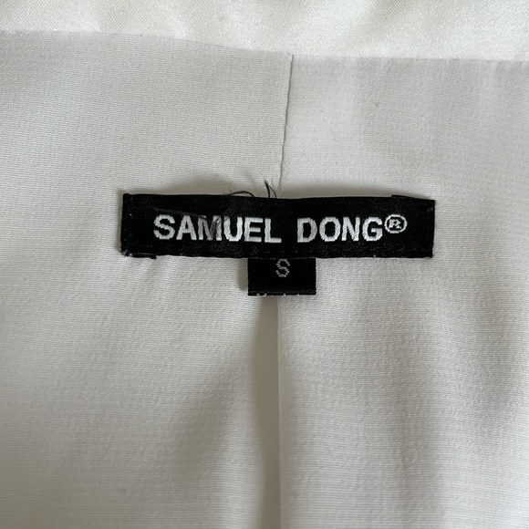 Samuel Dong white coat dress size small - Picture 8 of 10